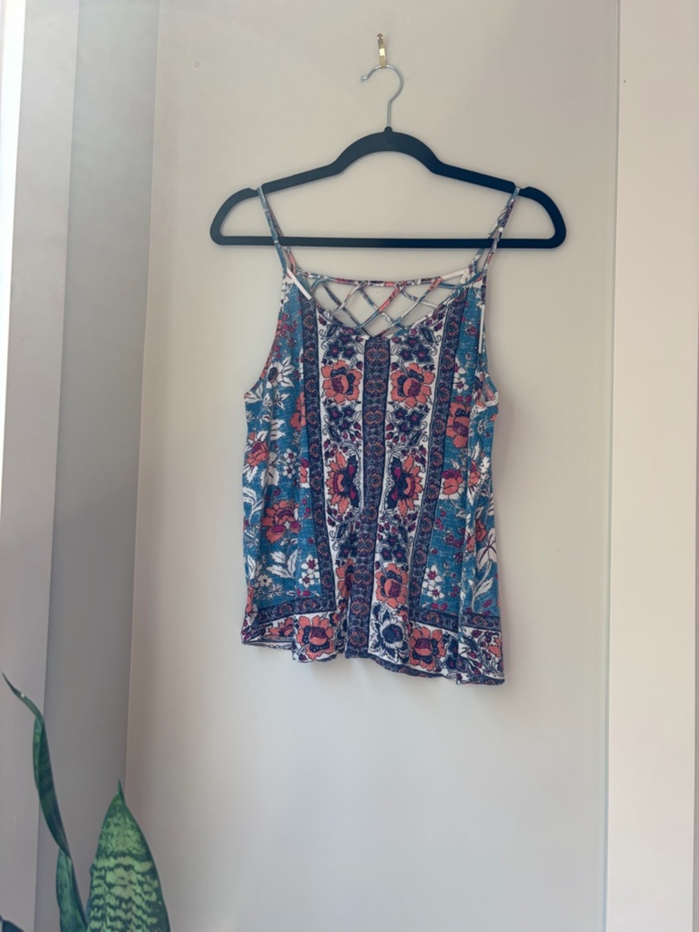 Urban Outfitters Ecote Strappy Bohemian Tank Top
